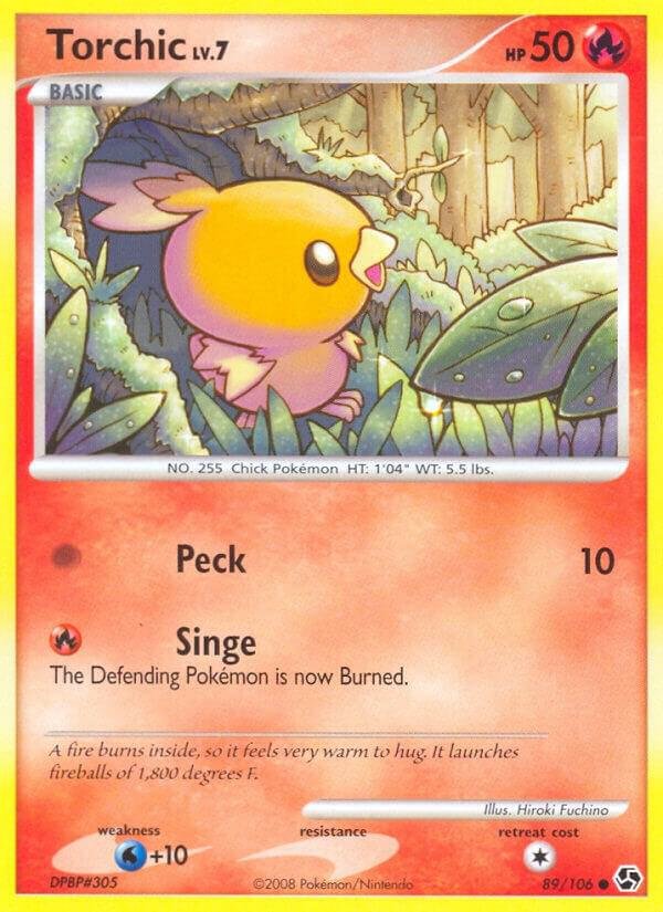 Torchic 89/106 Reverse Holofoil Great Encounters