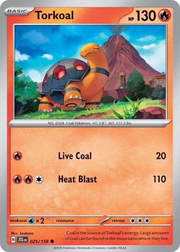 Torkoal 025/159 Normal SV09: Journey Together Torkoal 025/159 Normal SV09: Journey Together