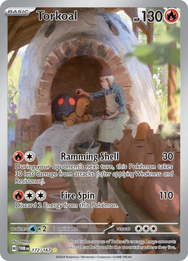 Torkoal 172/167 Holofoil SV06: Twilight Masquerade