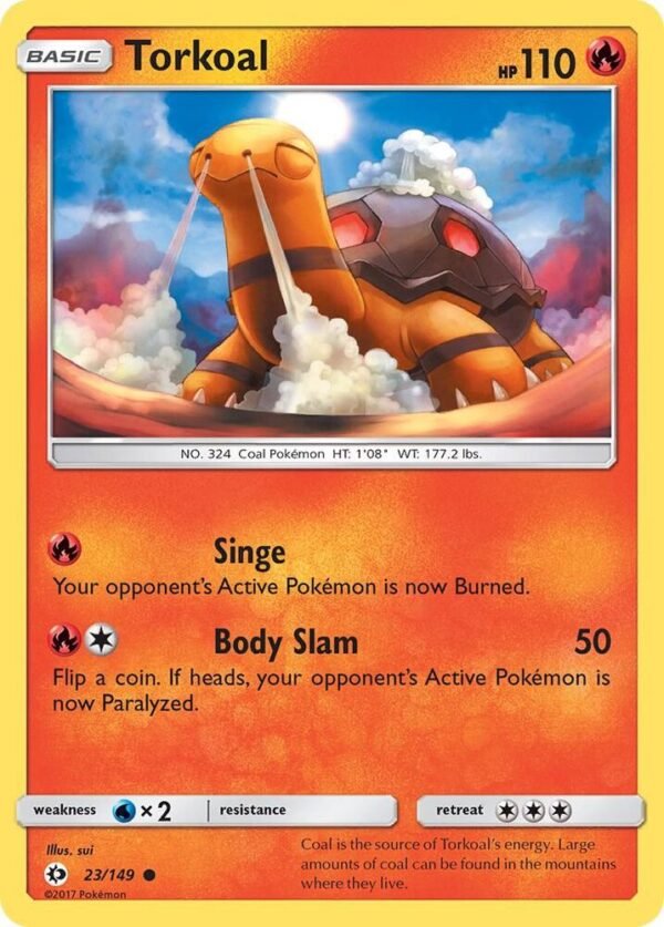 Torkoal 23/149 Normal SM Base Set