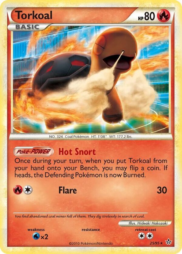 Torkoal 25/95 Normal Unleashed Torkoal 25/95 Normal Unleashed