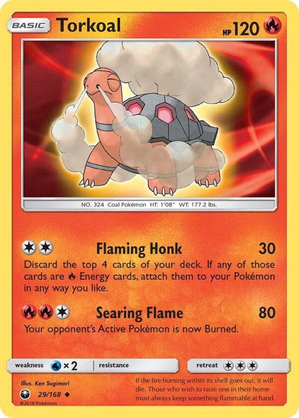 Torkoal 29/168 Normal SM – Celestial Storm Torkoal 29/168 Normal SM – Celestial Storm