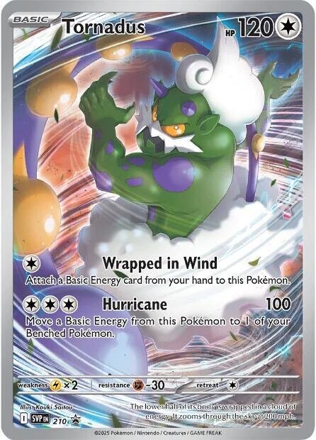 Tornadus 210 Holofoil SV: Scarlet & Violet Promo Cards Tornadus 210 Holofoil SV: Scarlet & Violet Promo Cards