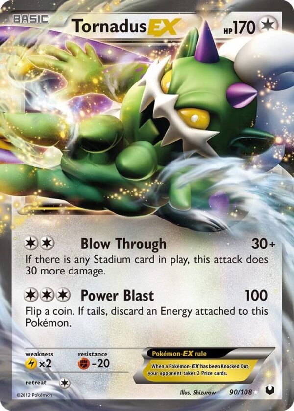 Tornadus EX 90/108 Holofoil Dark Explorers Tornadus EX 90/108 Holofoil Dark Explorers