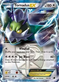 Tornadus EX (Team Plasma) | 98/116 | Holofoil | Plasma Freeze