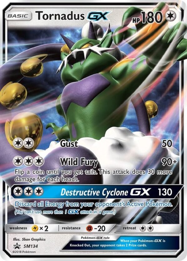 Tornadus GX SM134 Holofoil SM Promos Tornadus GX SM134 Holofoil SM Promos