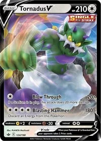 Tornadus V | 124/198 | Holofoil | SWSH06: Chilling Reign Tornadus V | 124/198 | Holofoil | SWSH06: Chilling Reign