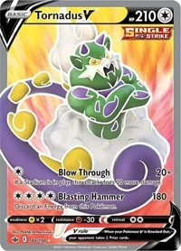 Tornadus V (Full Art) | 184/198 | Holofoil | SWSH06: Chilling Reign