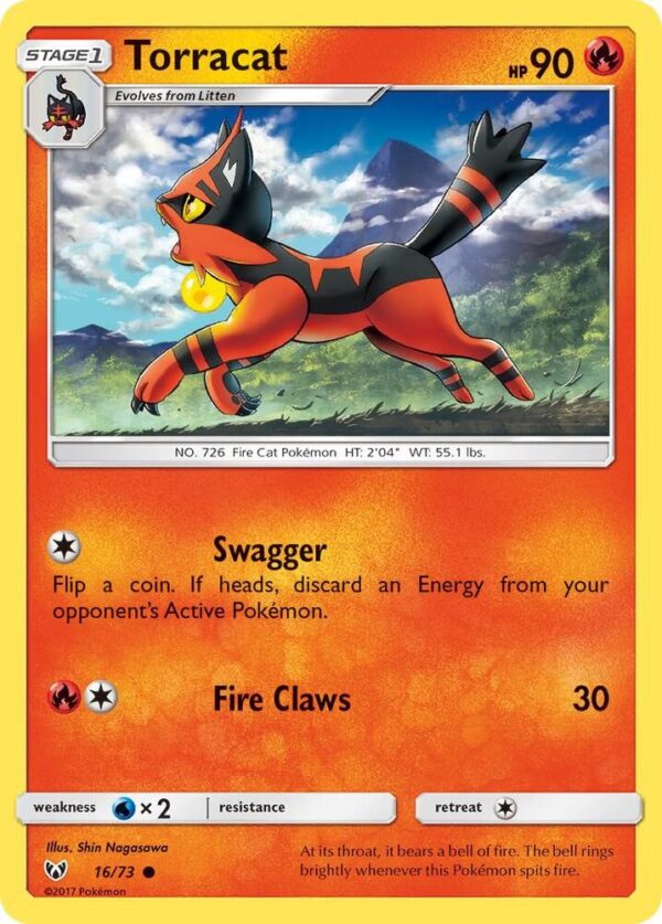 Torracat 16/73 Normal Shining Legends