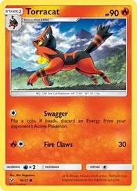 Torracat | 16/73 | Reverse Holofoil | Shining Legends