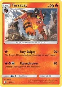 Torracat | 25/149 | Reverse Holofoil | SM Base Set