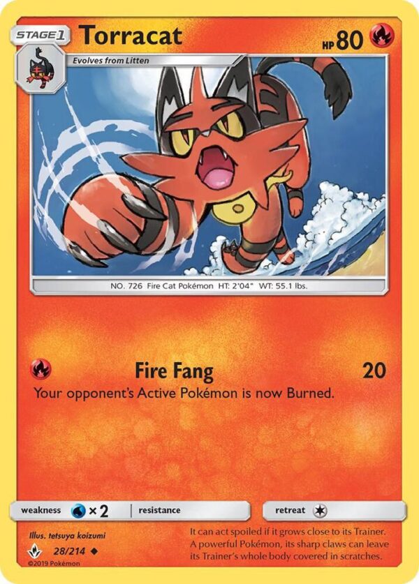Torracat 28/214 Normal SM – Unbroken Bonds