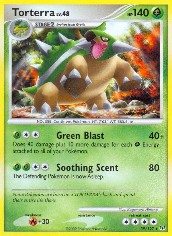 Torterra 39/127 Normal Platinum