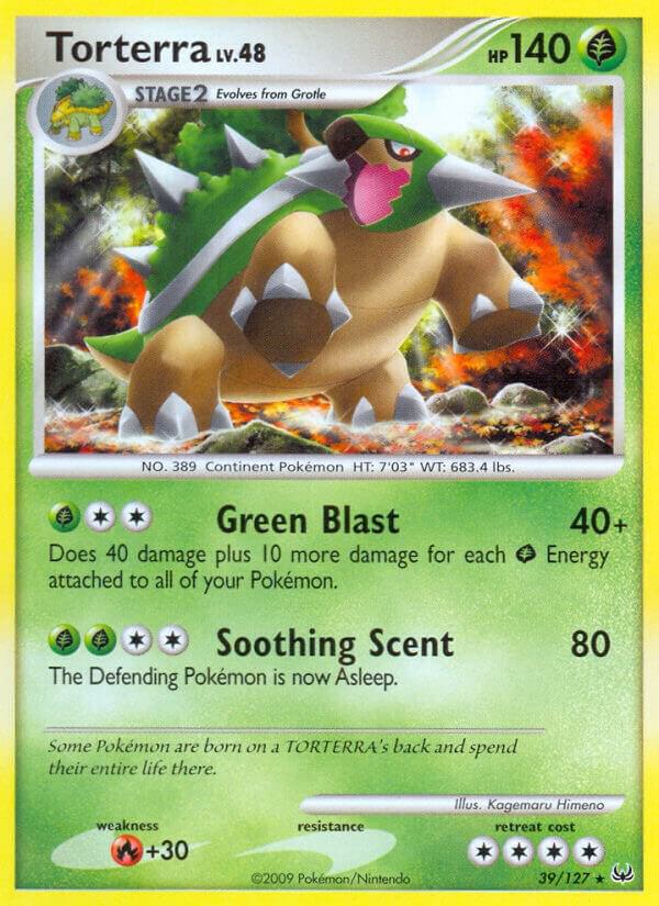Torterra 39/127 Reverse Holofoil Platinum Torterra 39/127 Reverse Holofoil Platinum