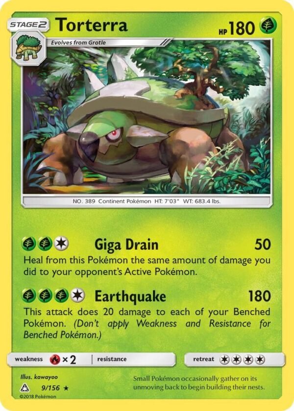 Torterra 9/156 Holofoil SM – Ultra Prism Torterra 9/156 Holofoil SM – Ultra Prism