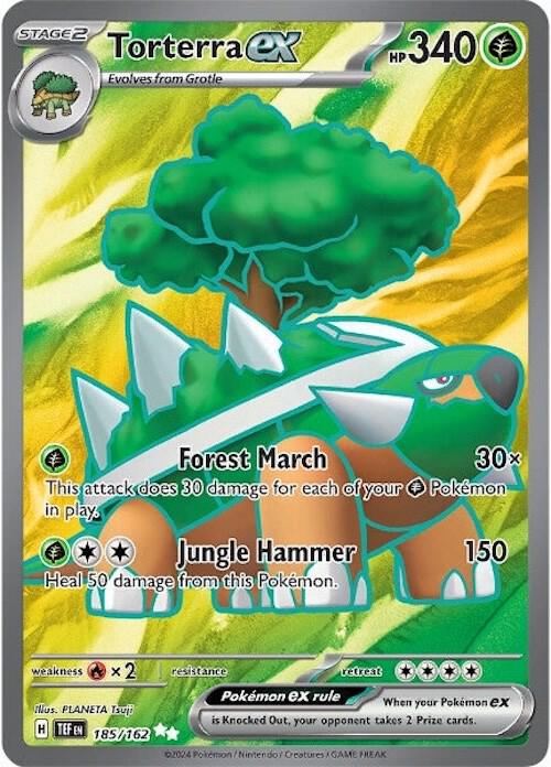 Torterra ex 185/162 Holofoil SV05: Temporal Forces