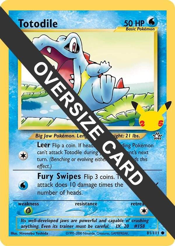 Totodile 081/111 Normal First Partner Pack Totodile 081/111 Normal First Partner Pack