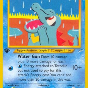 Totodile 085/105 Unlimited Neo Destiny