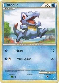 Totodile (#14) | 14/30 | Normal | HGSS Trainer Kit: Gyarados & Raichu