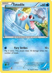Totodile | 15/119 | Reverse Holofoil | XY - Phantom Forces Totodile | 15/119 | Reverse Holofoil | XY - Phantom Forces