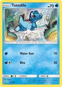 Totodile | 18/73 | Reverse Holofoil | Shining Legends
