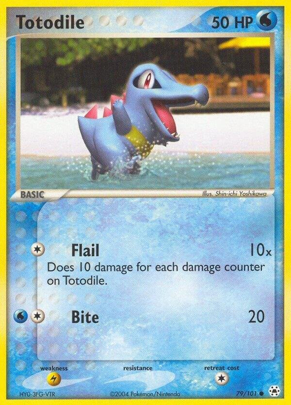 Totodile 79/101 Reverse Holofoil Hidden Legends Totodile 79/101 Reverse Holofoil Hidden Legends