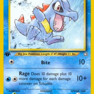 Totodile (80) 080/111 Unlimited Neo Genesis Totodile (80) 080/111 Unlimited Neo Genesis
