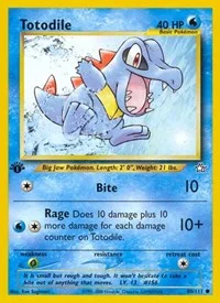 Totodile (80) | 080/111 | 1st Edition | Neo Genesis