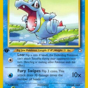 Totodile (81) 081/111 1st Edition Neo Genesis Totodile (81) 081/111 1st Edition Neo Genesis