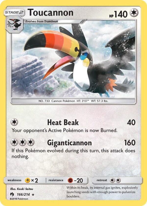Toucannon 166/214 Normal SM – Lost Thunder Toucannon 166/214 Normal SM – Lost Thunder