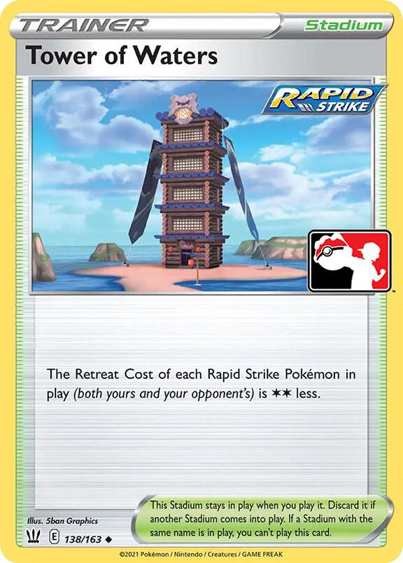 Tower of Waters 138/163 Normal Prize Pack Series Cards