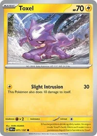 Toxel | 071/197 | Reverse Holofoil | SV03: Obsidian Flames