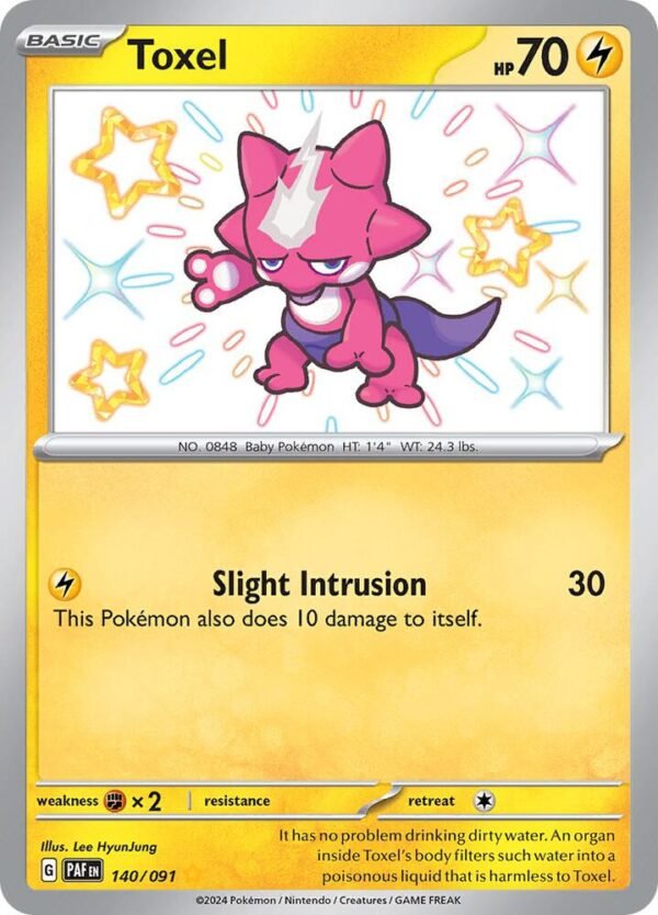 Toxel 140/091 Holofoil SV: Paldean Fates