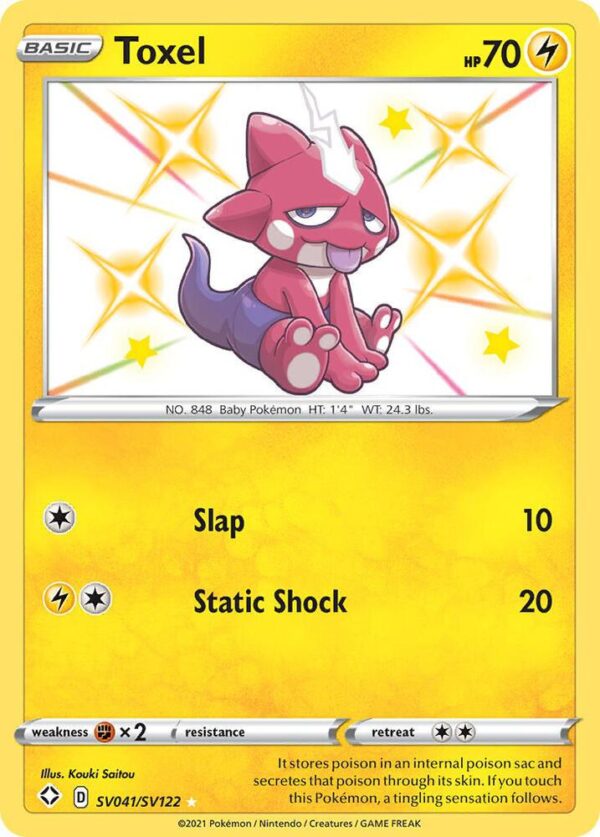 Toxel SV041/SV122 Holofoil Shining Fates: Shiny Vault