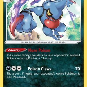 Toxicroak 124/202 Holofoil SWSH01: Sword & Shield Base Set
