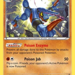 Toxicroak 59/114 Normal XY – Steam Siege