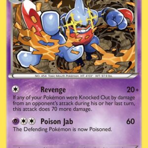 Toxicroak 63/113 Normal Legendary Treasures