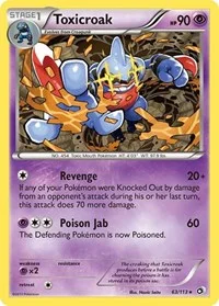 Toxicroak | 63/113 | Normal | Legendary Treasures