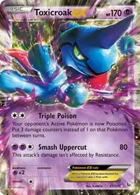 Toxicroak EX | 41/106 | Holofoil | XY - Flashfire