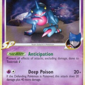 Toxicroak G 40/127 Reverse Holofoil Platinum
