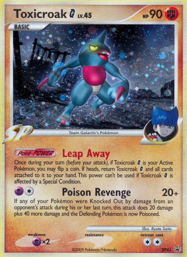 Toxicroak G DP41 Holofoil Diamond and Pearl Promos Toxicroak G DP41 Holofoil Diamond and Pearl Promos