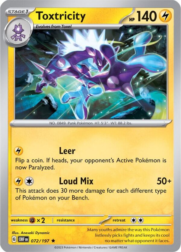 Toxtricity 072/197 Normal Deck Exclusives