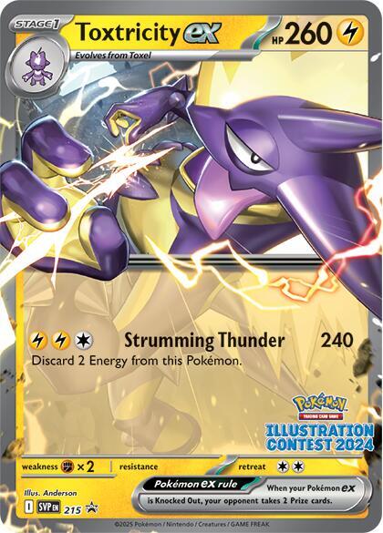 Toxtricity ex 215 (Illustration Contest 2024) Normal SV: Scarlet & Violet Promo Cards