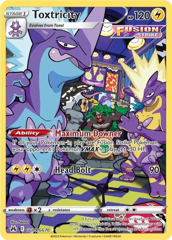 Toxtricity GG09/GG70 Holofoil Crown Zenith: Galarian Gallery