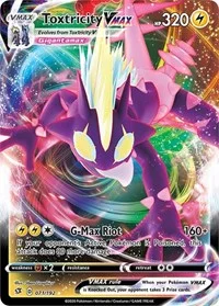 Toxtricity VMAX | 071/192 | Holofoil | SWSH02: Rebel Clash