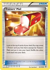 Trainers' Mail | 92/108 | Normal | XY - Roaring Skies