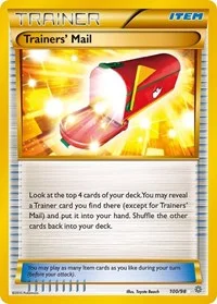 Trainers' Mail (Secret) | 100/98 | Holofoil | XY - Ancient Origins