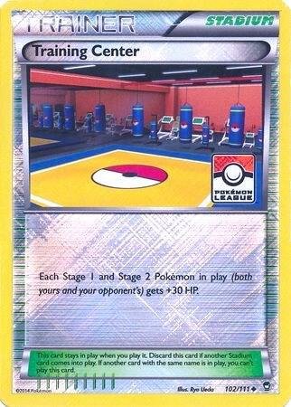 Training Center 102/111 (Pokemon League) Reverse Holofoil League & Championship Cards