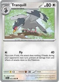 Tranquill | 072/086 | Normal | SV: Black Bolt