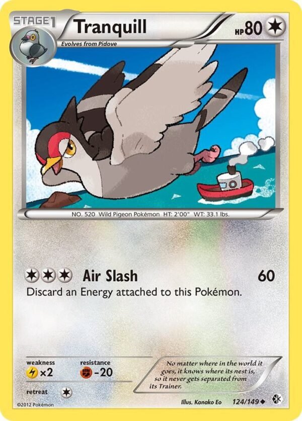 Tranquill 124/149 Reverse Holofoil Boundaries Crossed Tranquill 124/149 Reverse Holofoil Boundaries Crossed